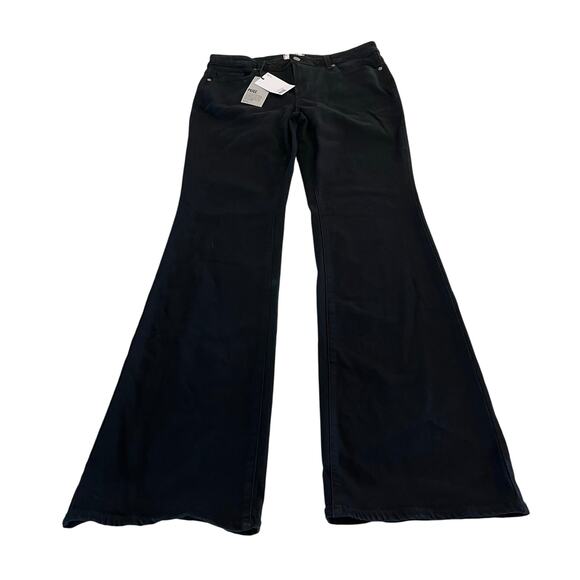NWT Paige Skyline Boot‎ Cut Jeans in Black Overdye size 32 - Picture 2 of 12